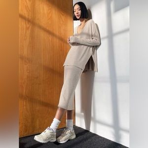 NWT Aritzia Traverse Sweater & skirt set!
